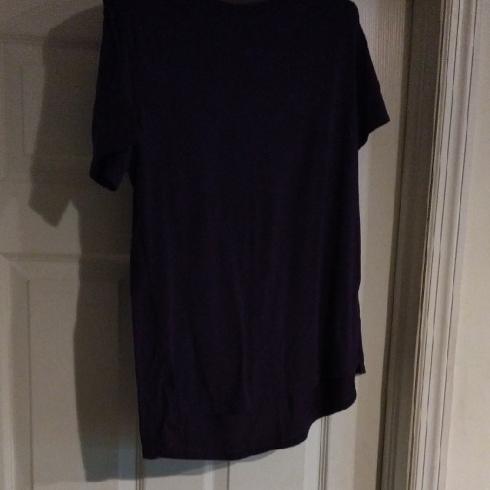 Athletic Works Purple Short Sleeve Tee